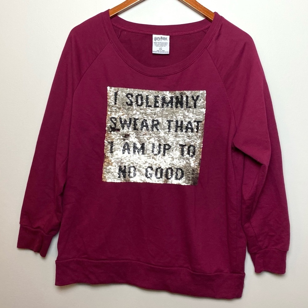 Harry Potter Reverse / Flip Sequin Mauraders Map … - image 2